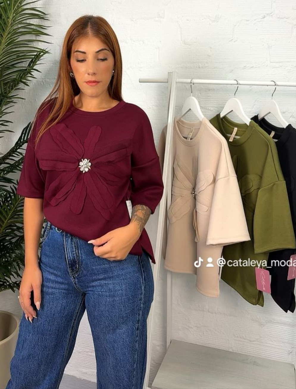 Sudadera flor