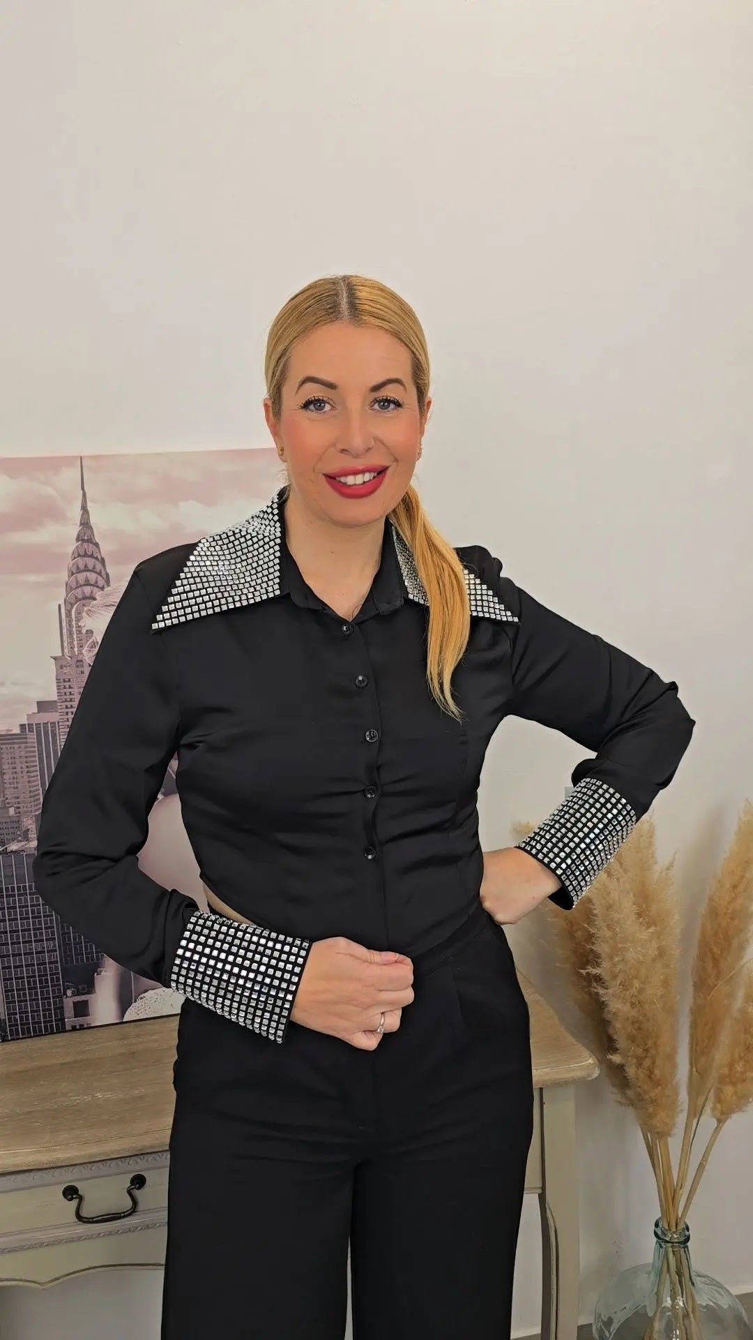 Camisa brillos