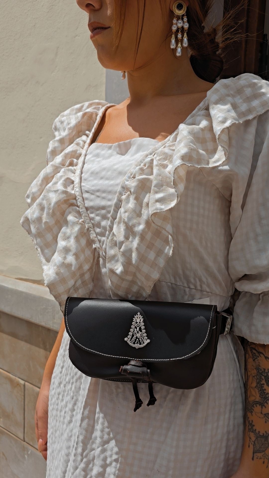 Bolso riñonera rociero