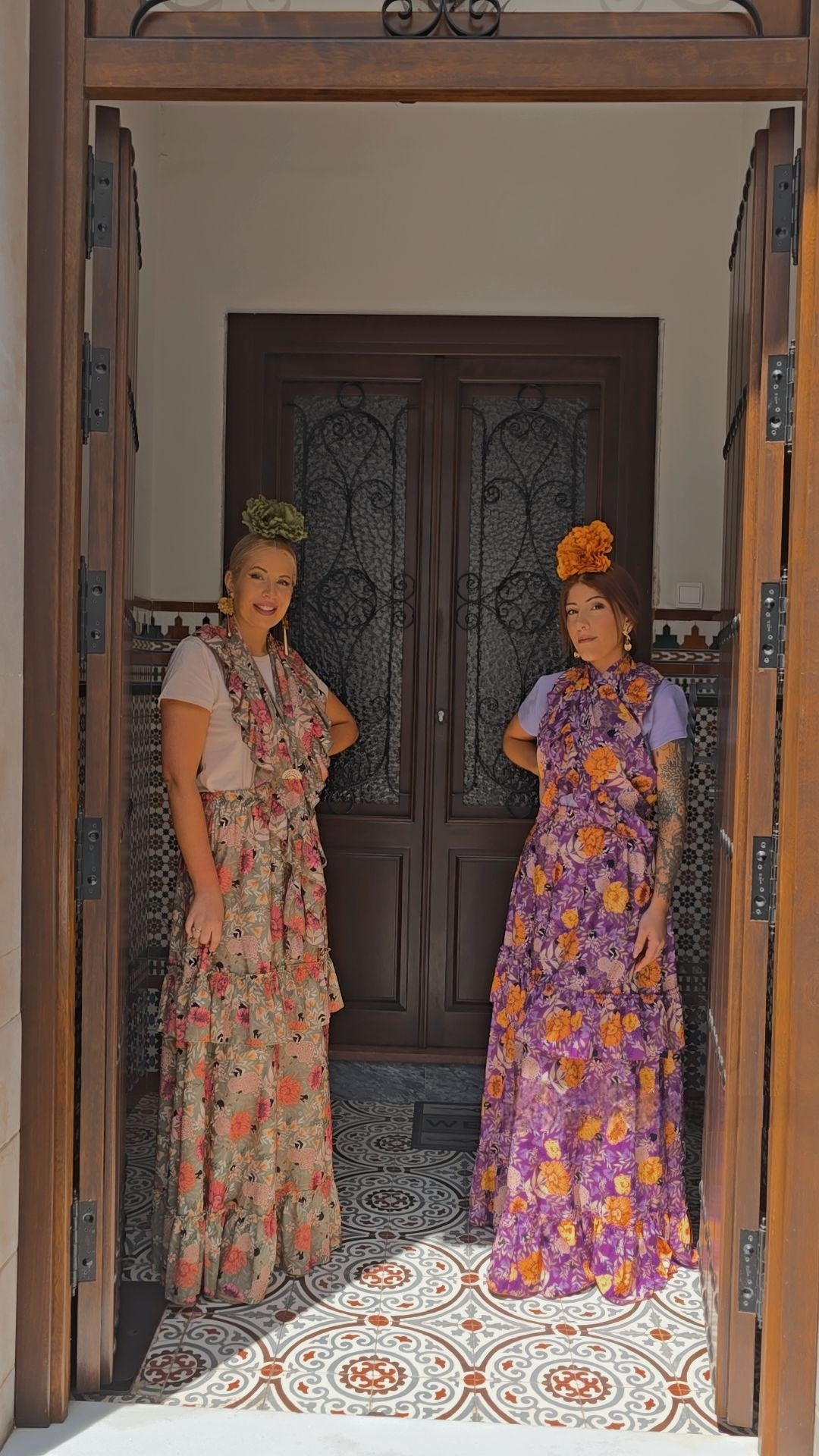 Conjunto falda rociera y piquillo