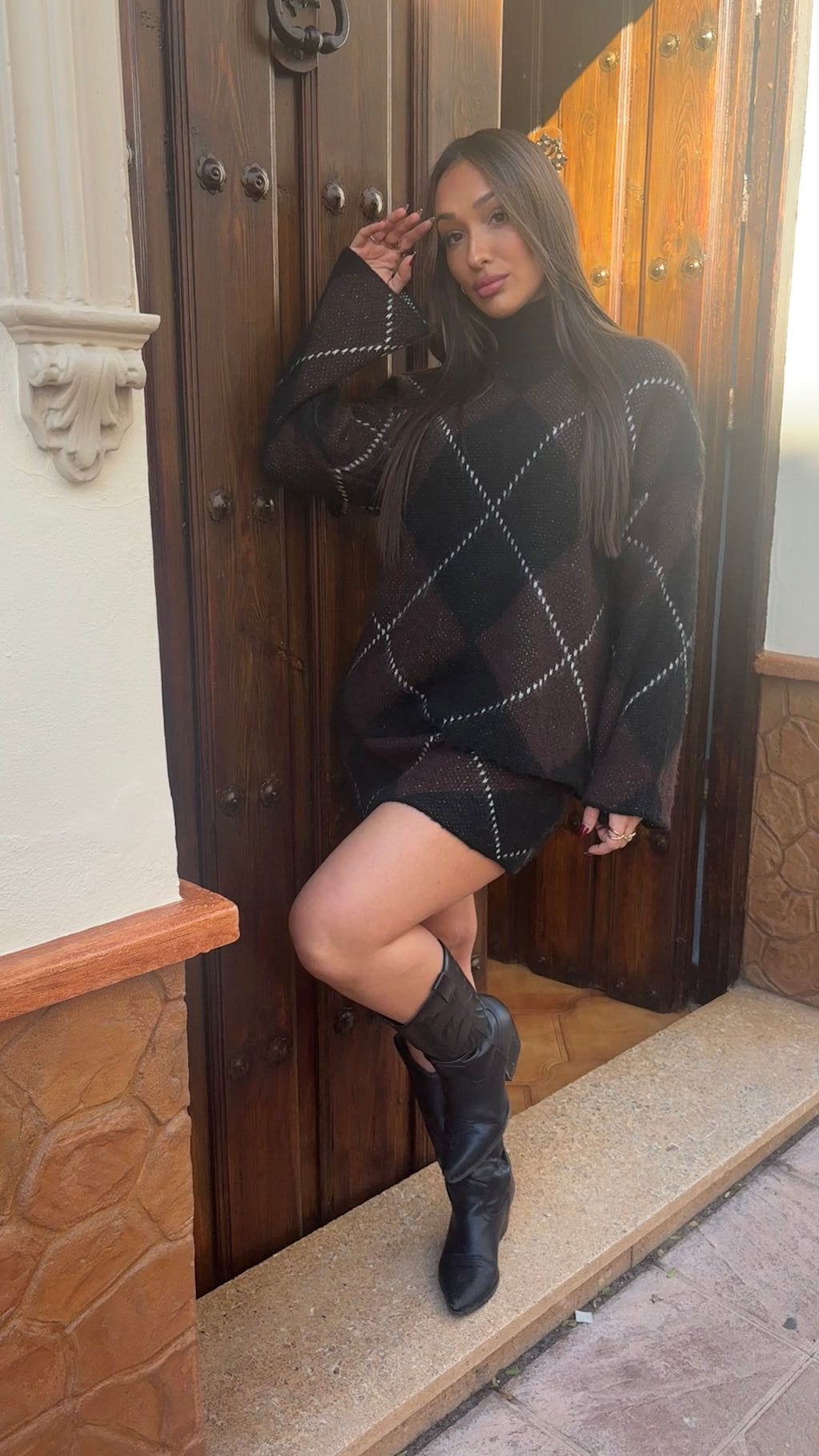Conjunto Lana Rombo
