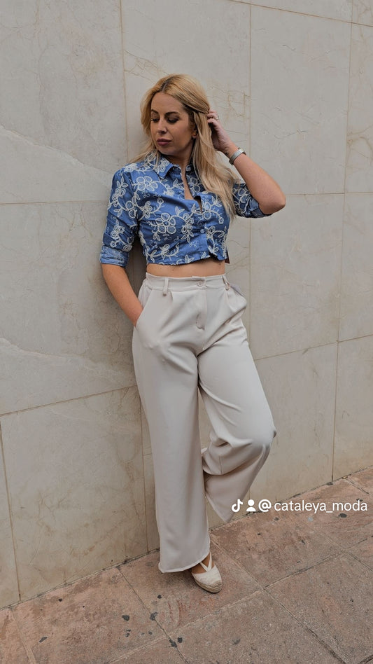Pantalón palazzo