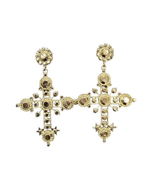 Pendientes Cruces modernas