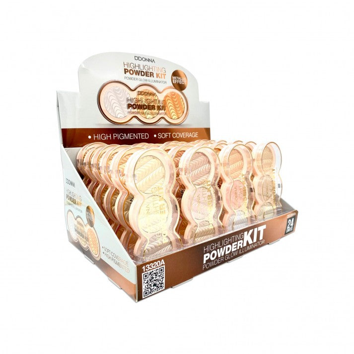 Paleta de iluminadores en polvo