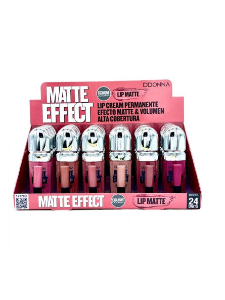 Labial efecto mate
