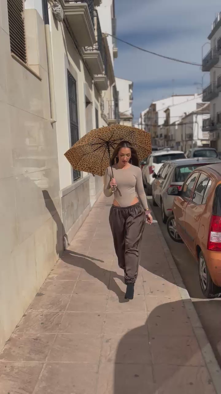 Pantalon balloon raso