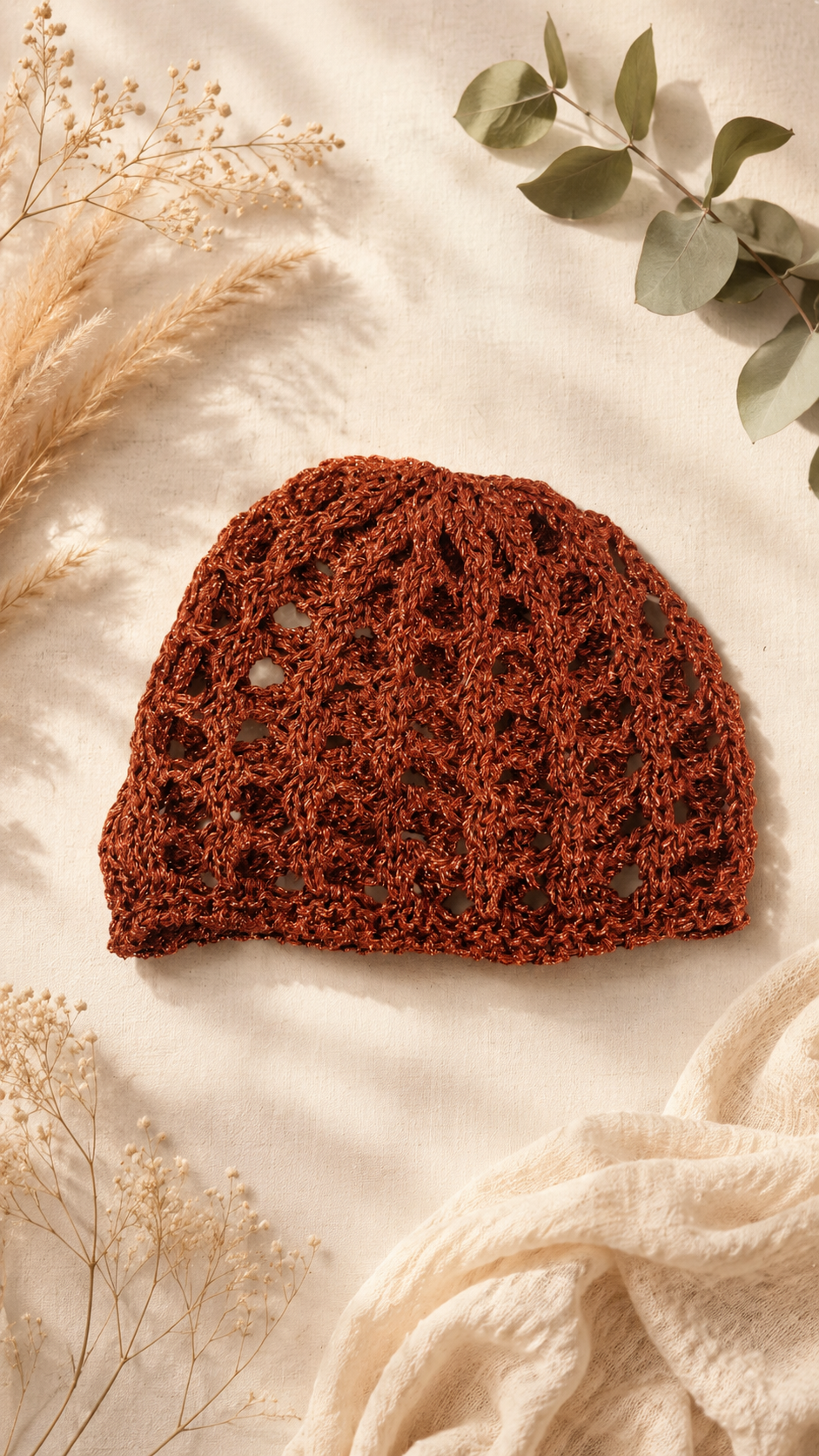Gorro Crochet Brillo