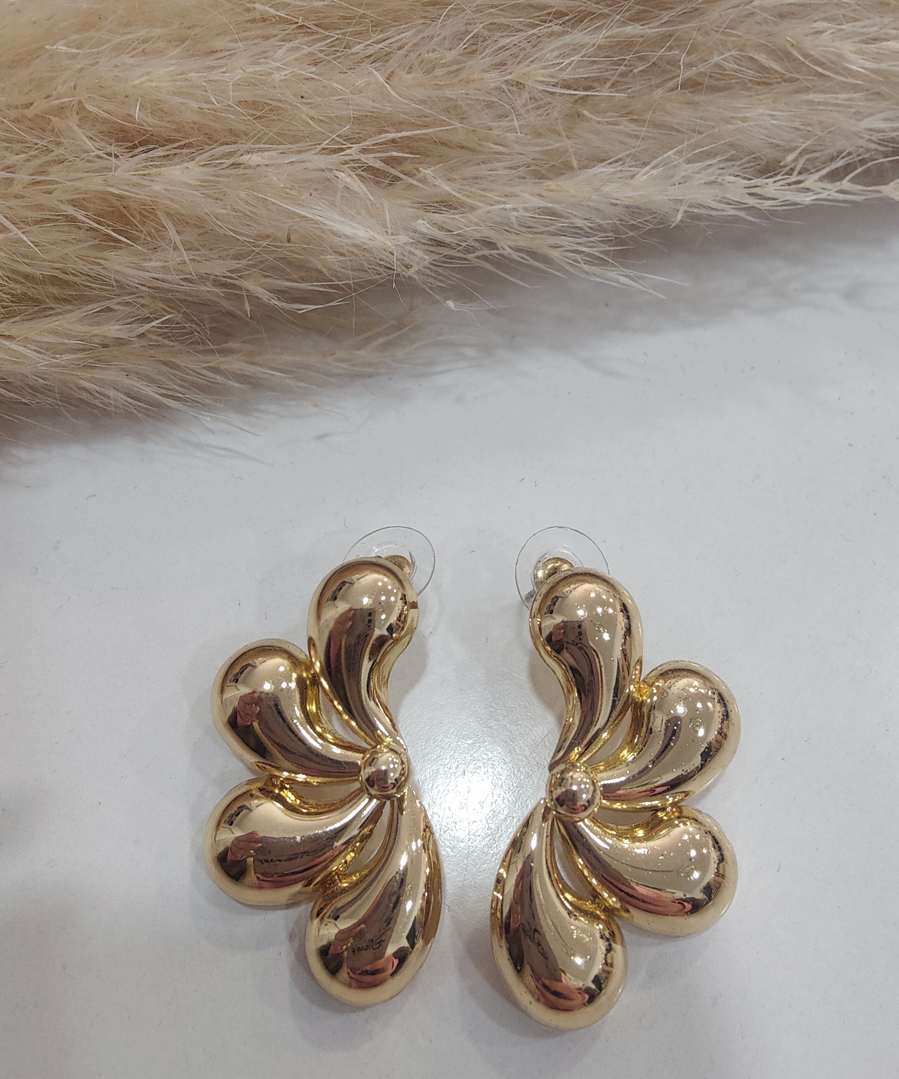 Pendientes Alas doradas