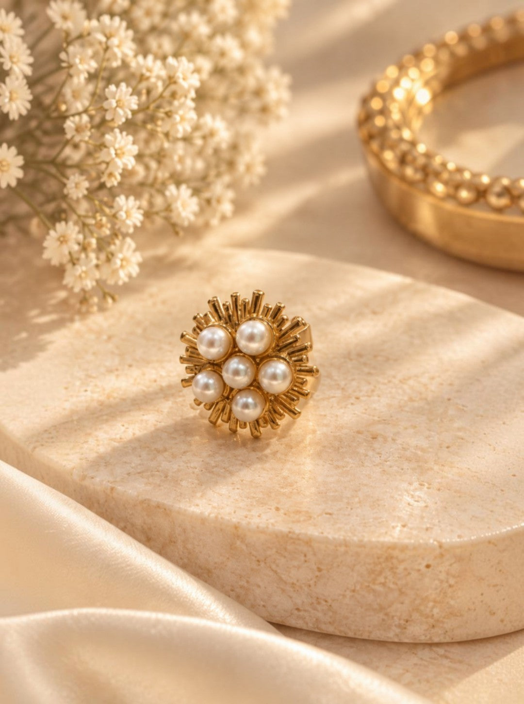 Anillo Perlas