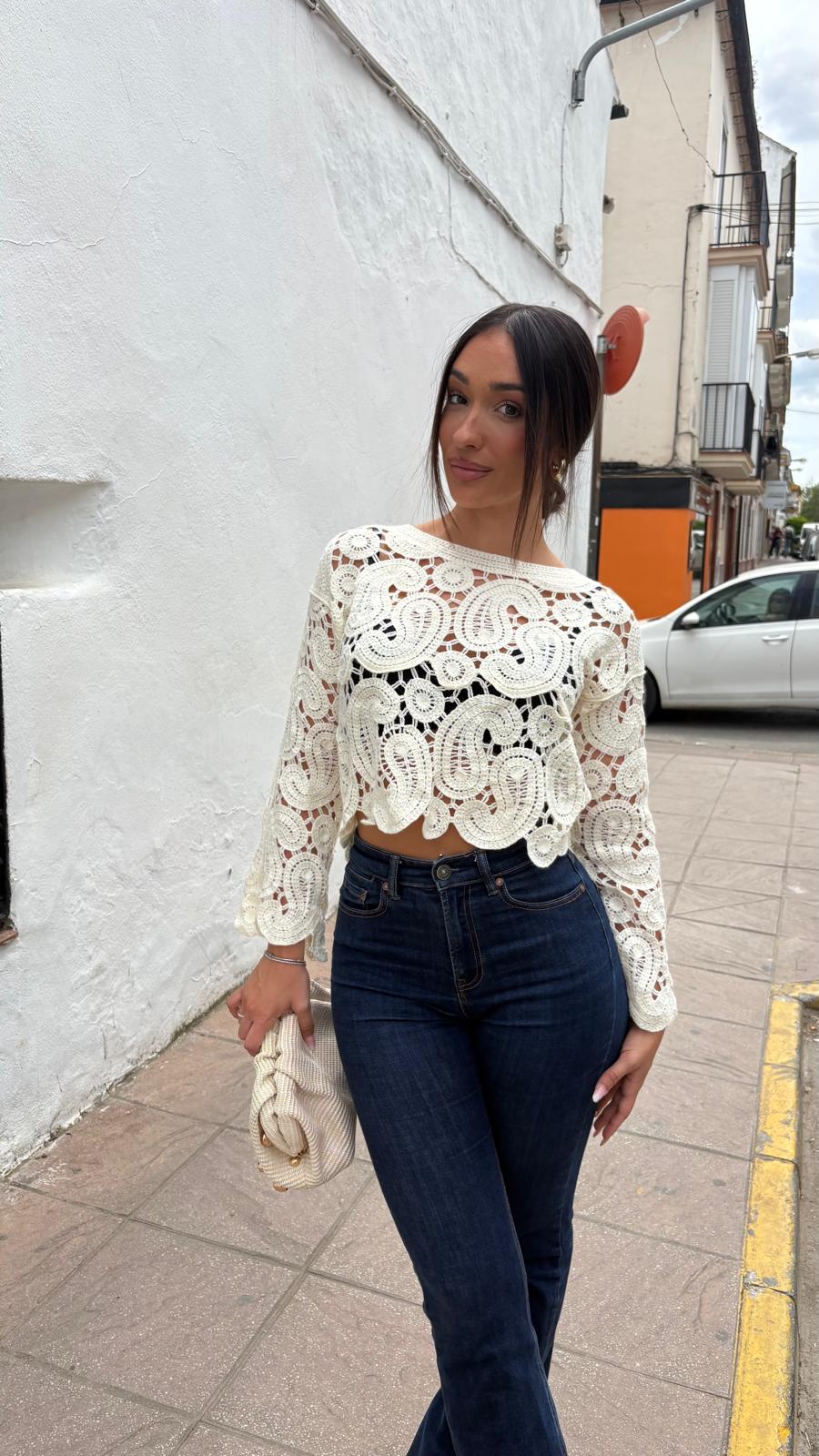 Blusa Crochet