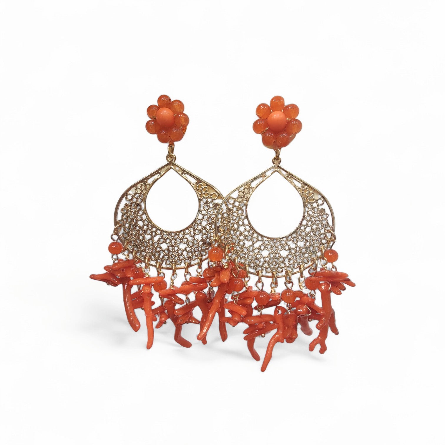 Pendientes Coral