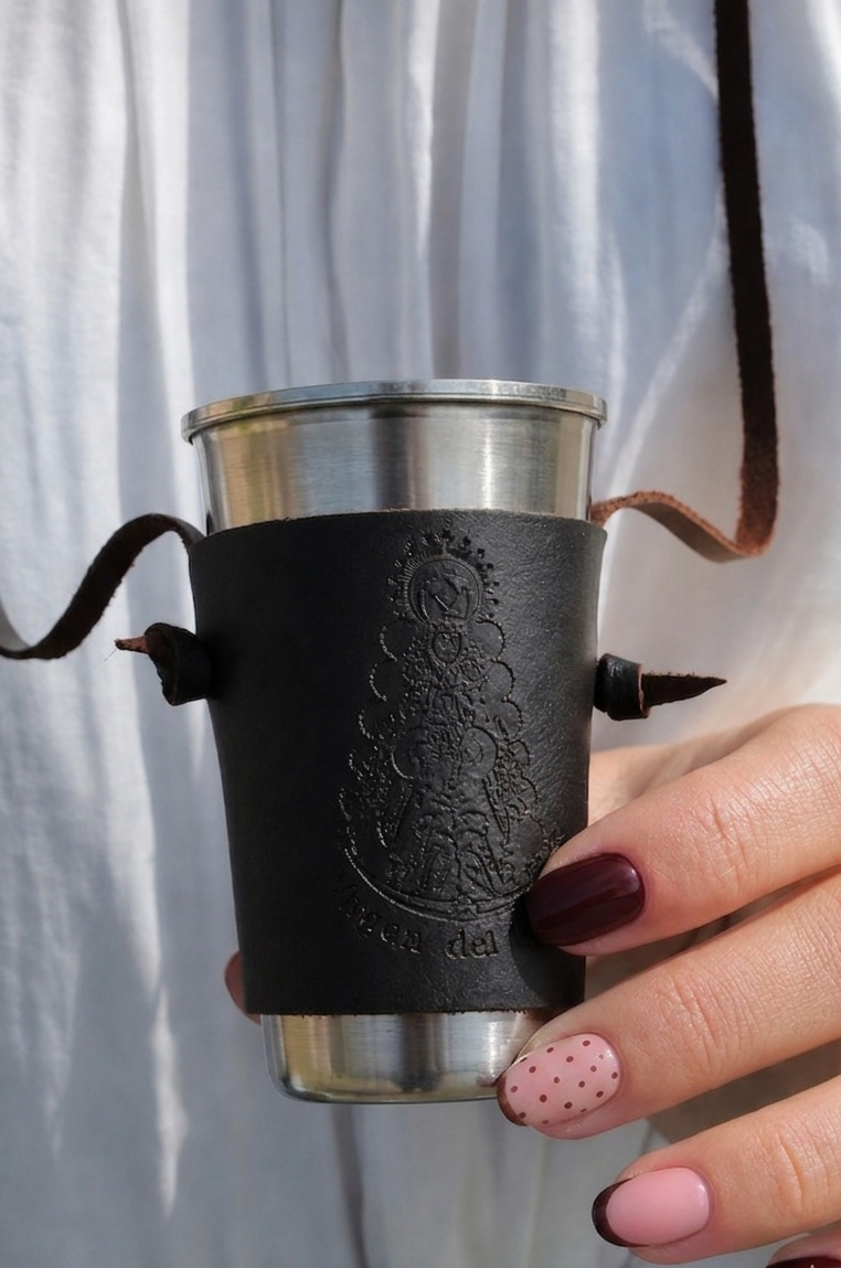 Vaso+Funda de piel