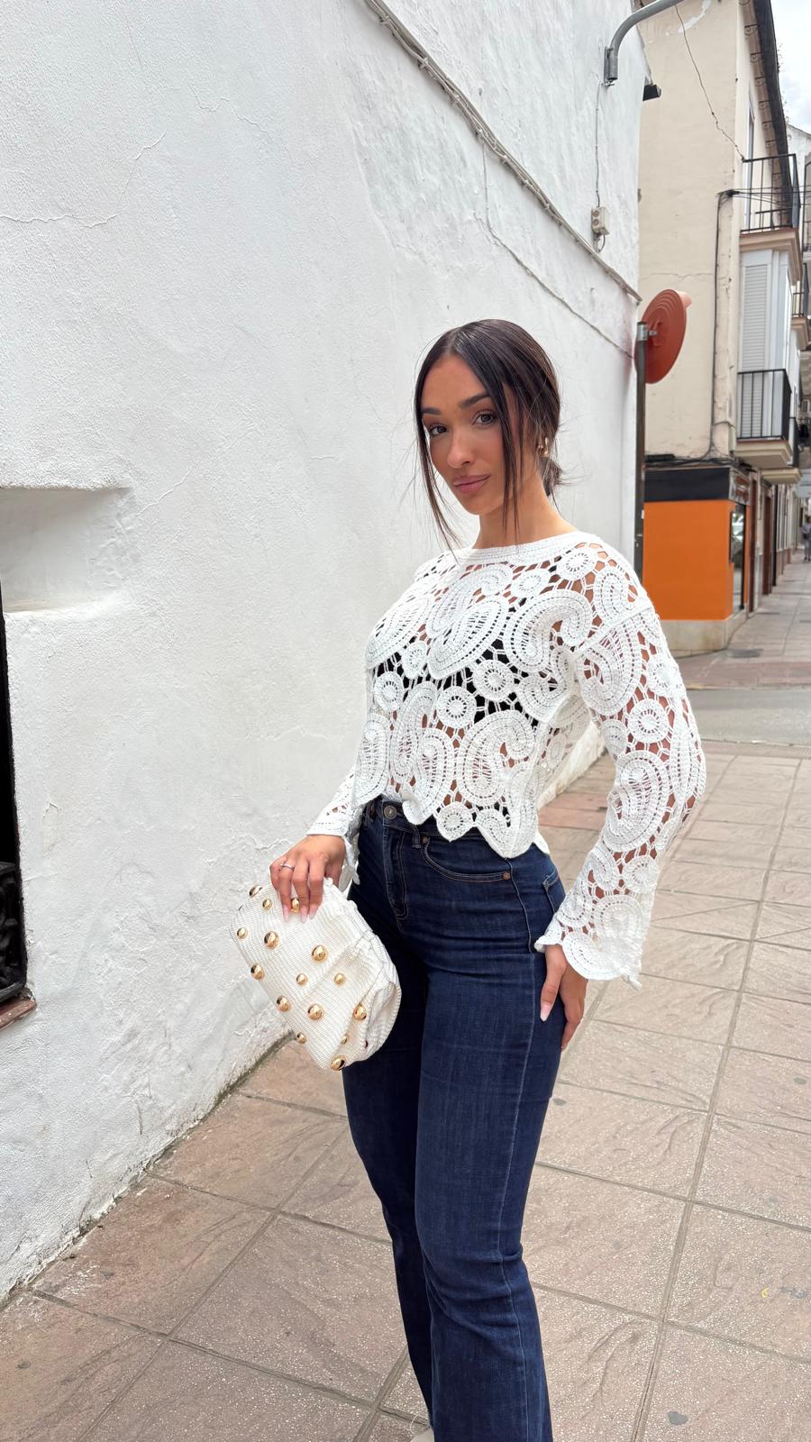 Blusa Crochet