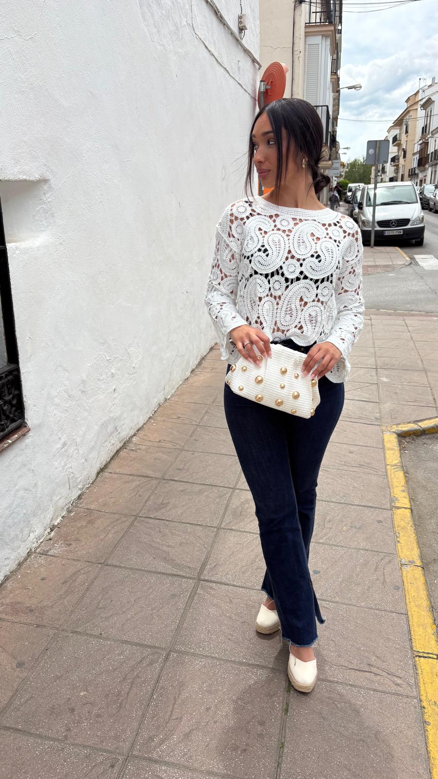 Blusa Crochet