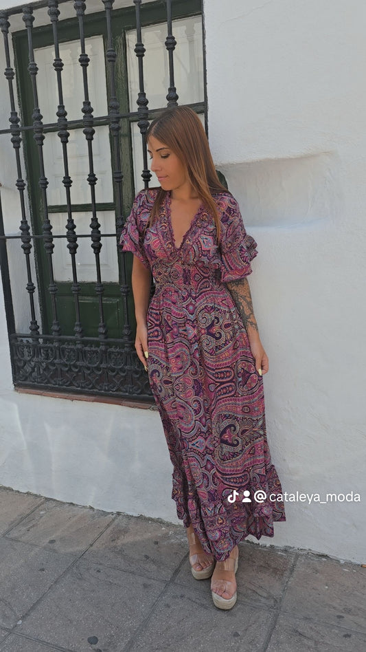 Vestido indio con mangas