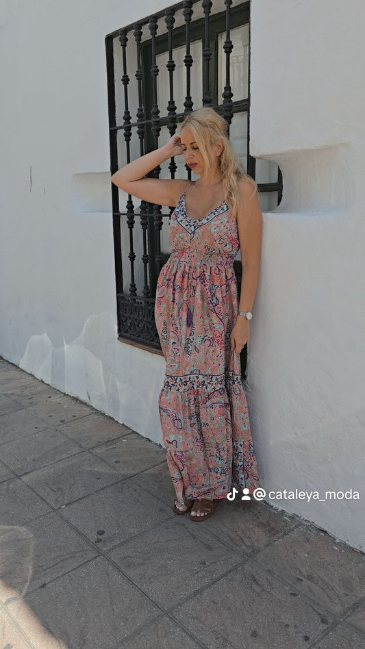 Vestido indio tirantes