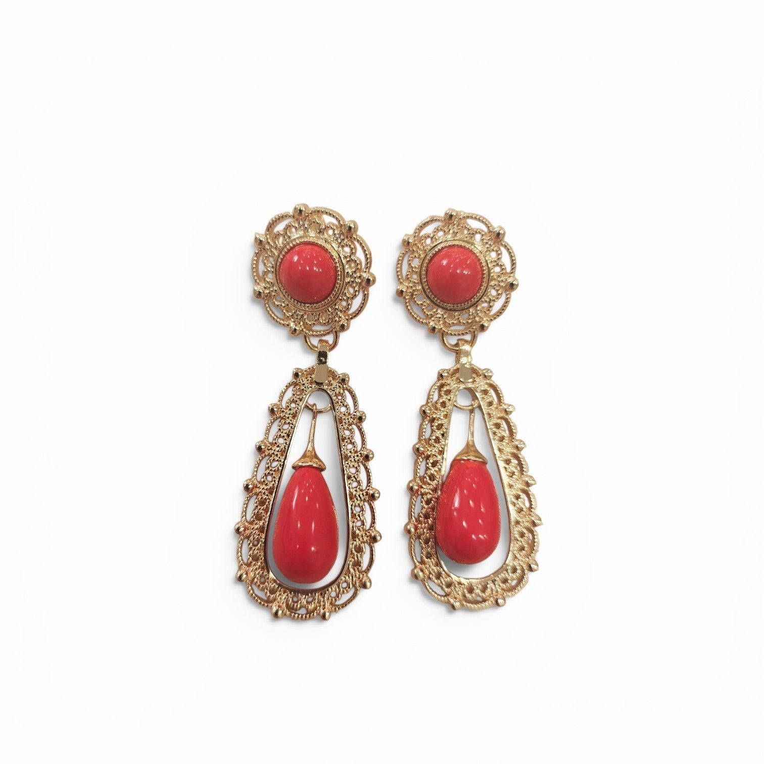 Pendientes Coral