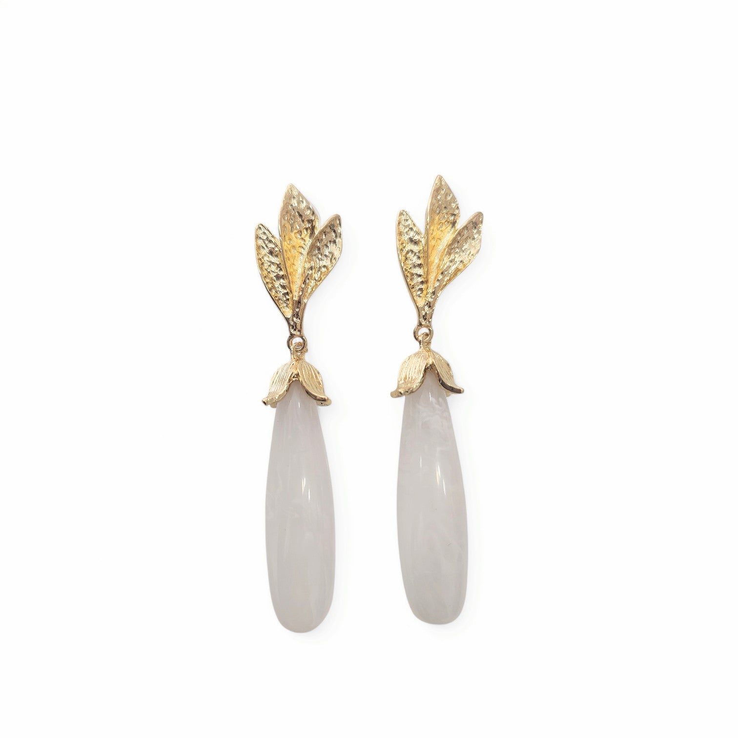 Pendientes Coral Hoja