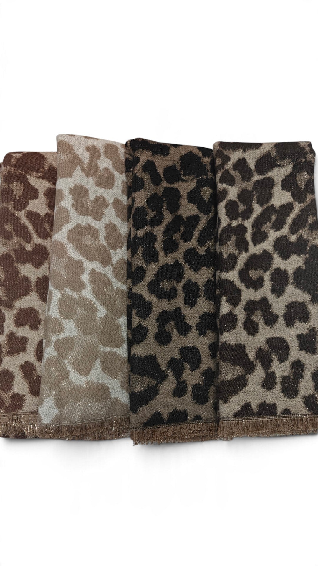 Bufanda Leopardo Brillo