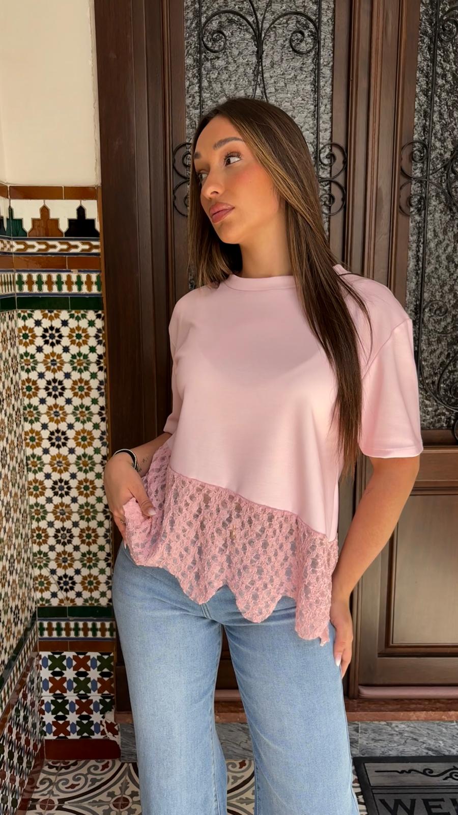 Camiseta Encaje