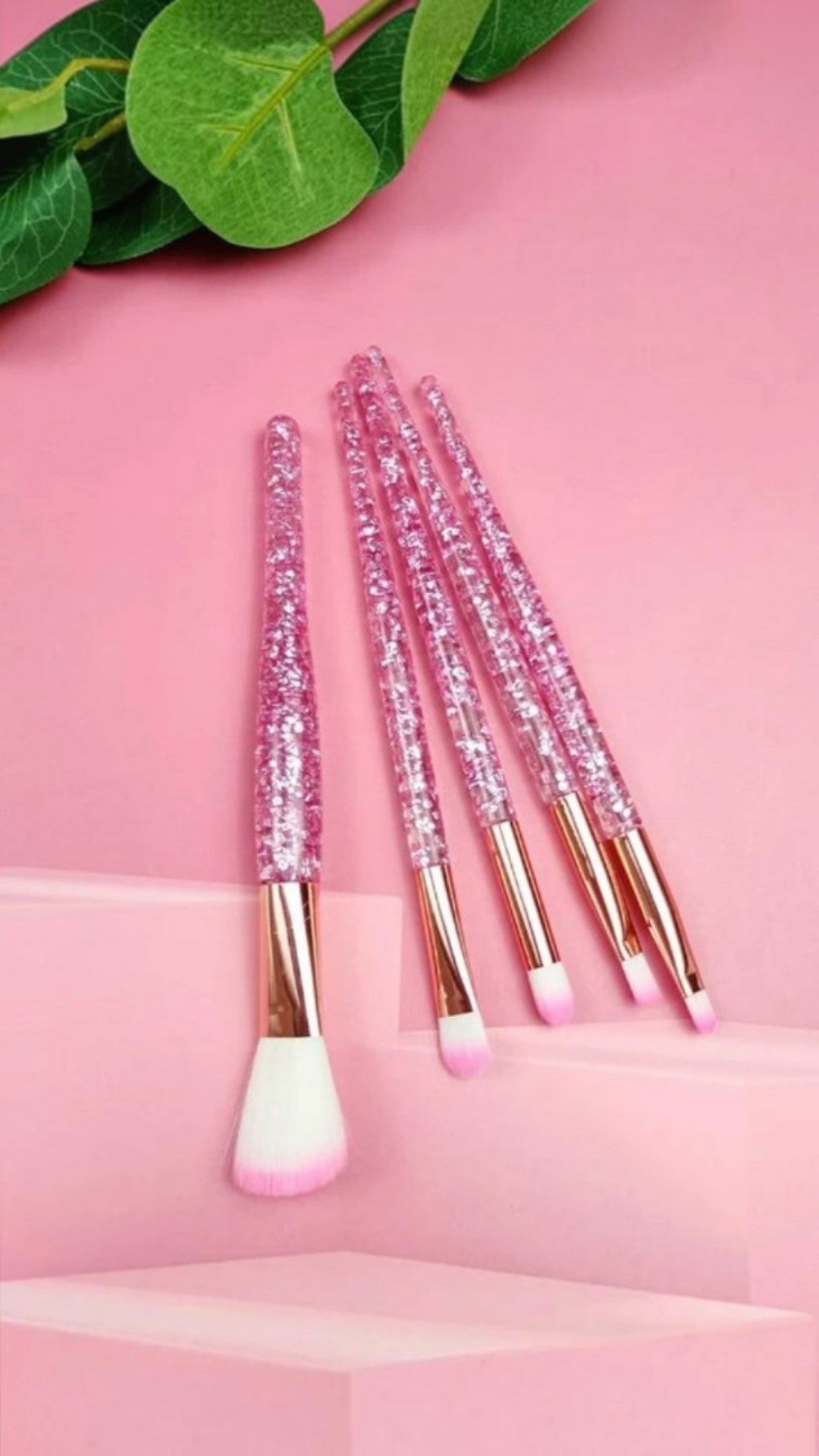 Set de brochas glitter