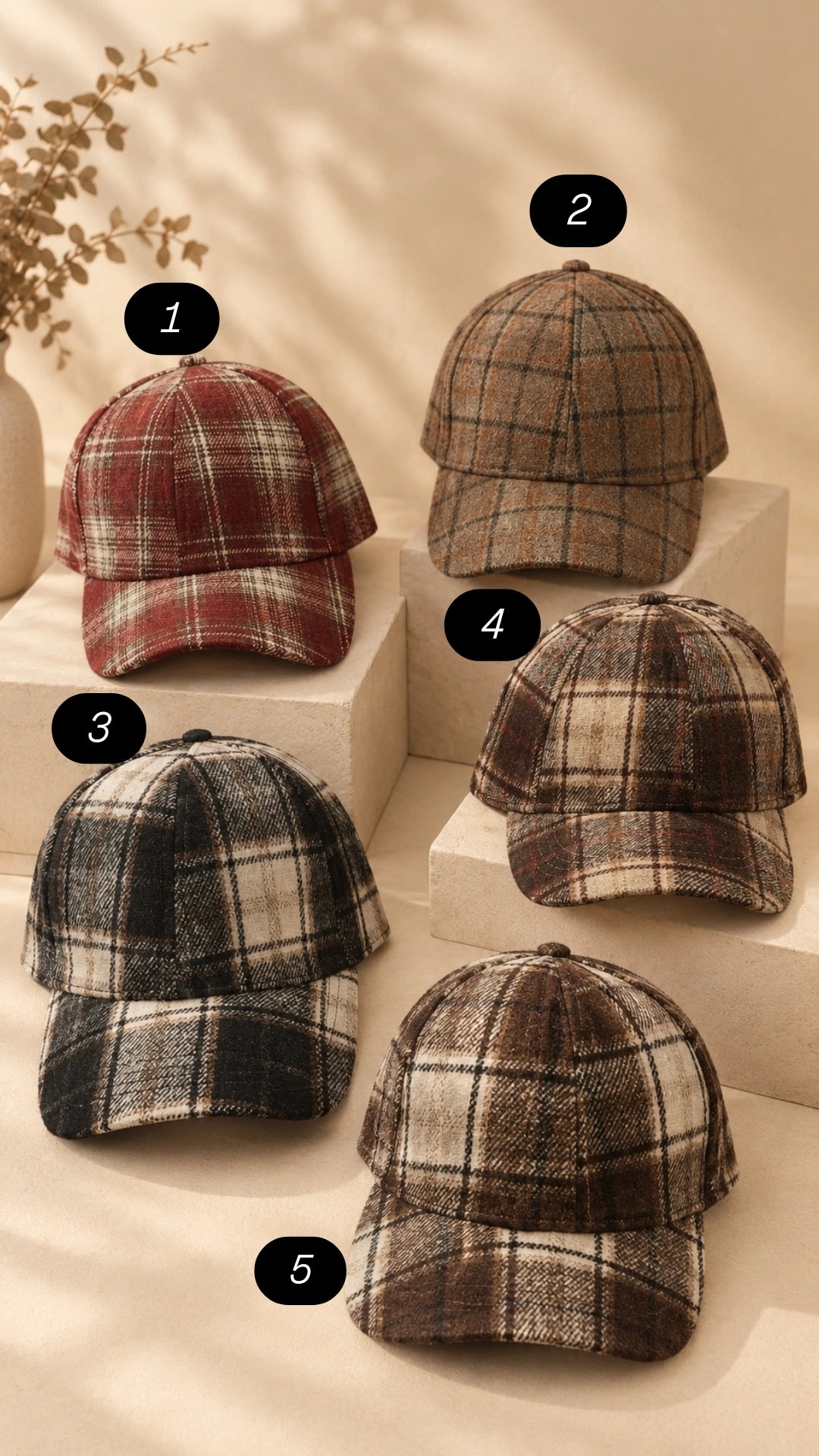 Gorra Cuadros