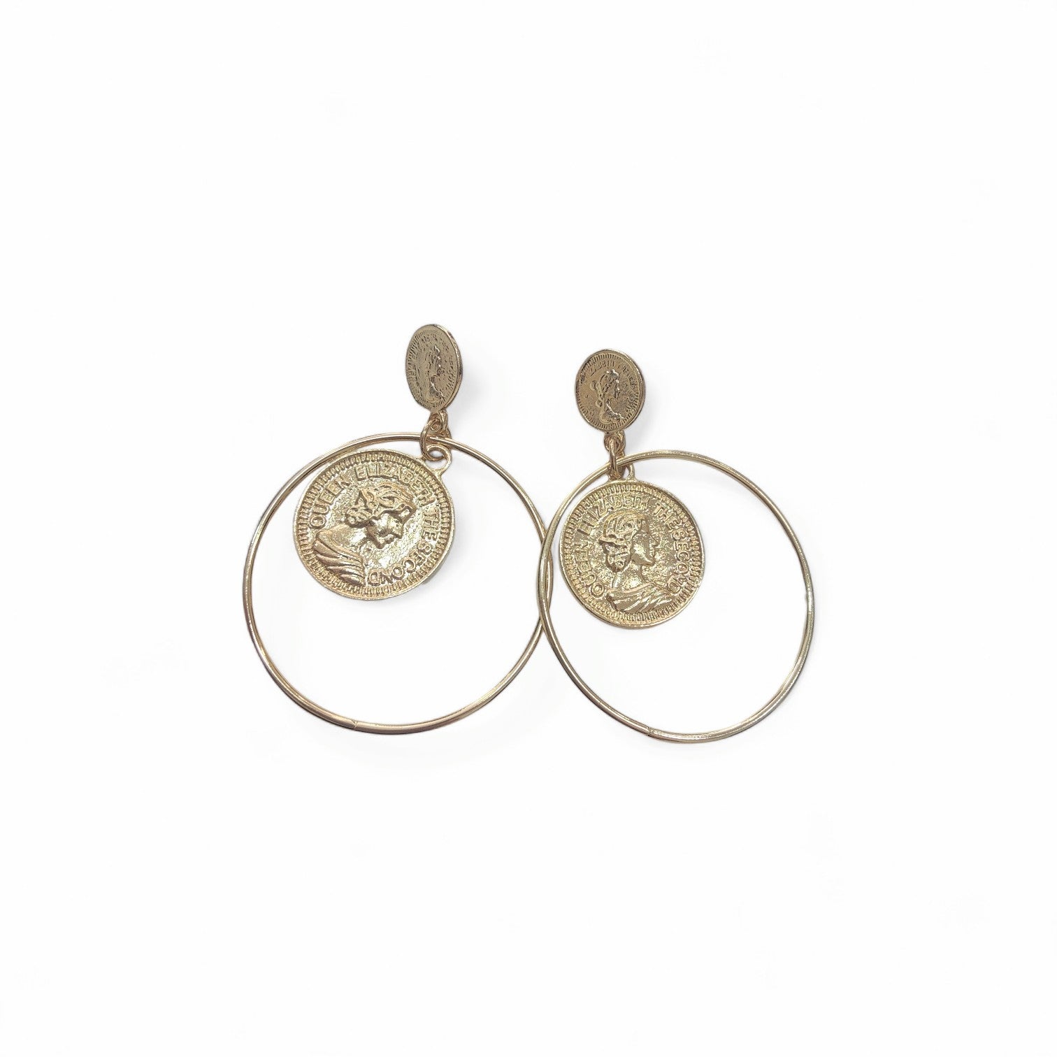 Pendientes Aro Moneda