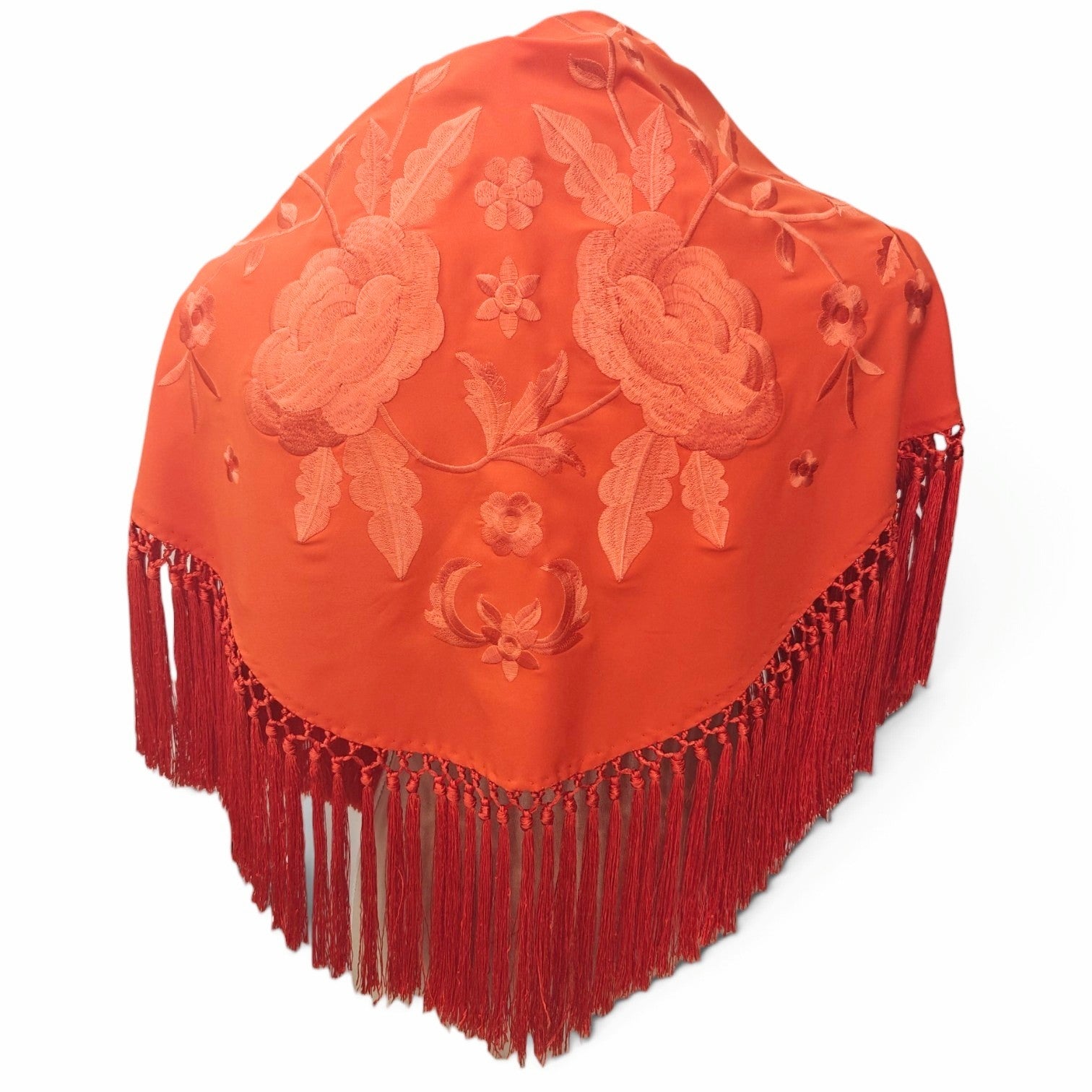 Mantón Flor Bordado